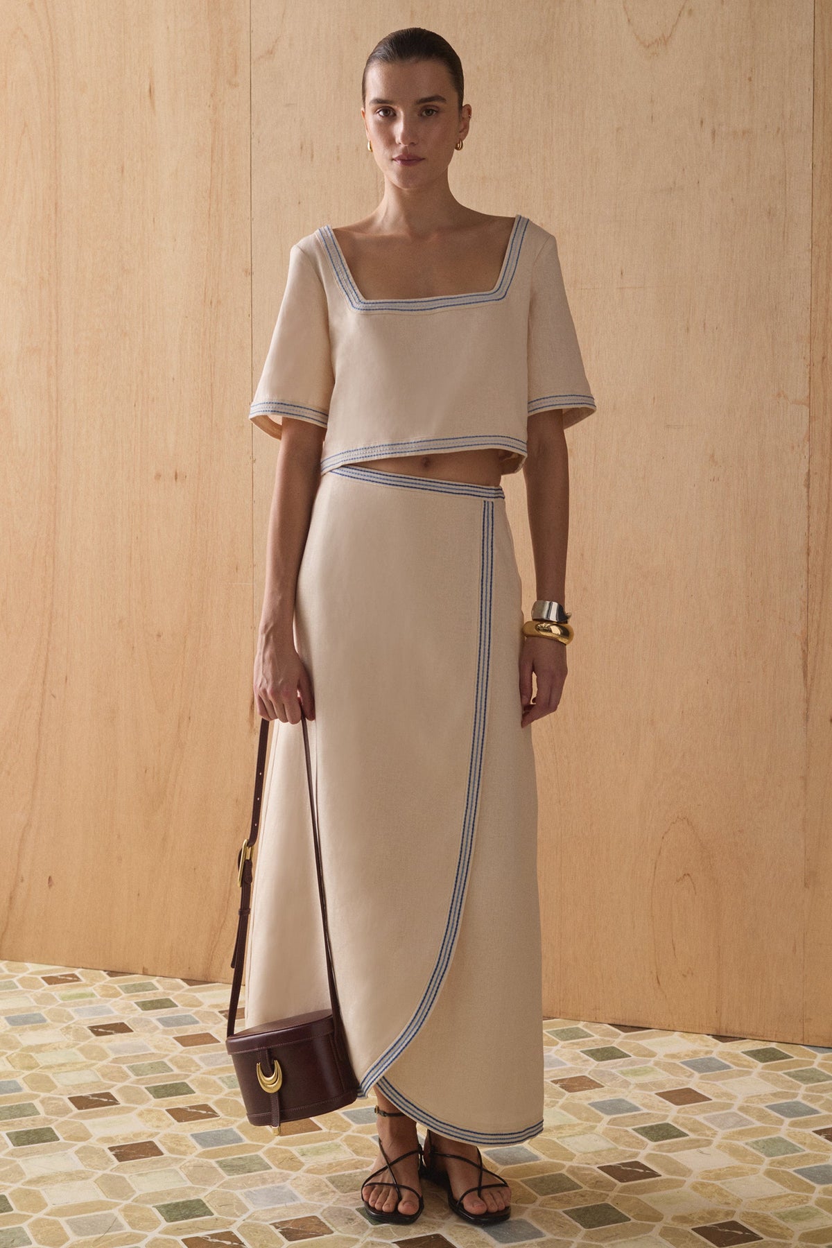THE CARRIE LINEN SKIRT