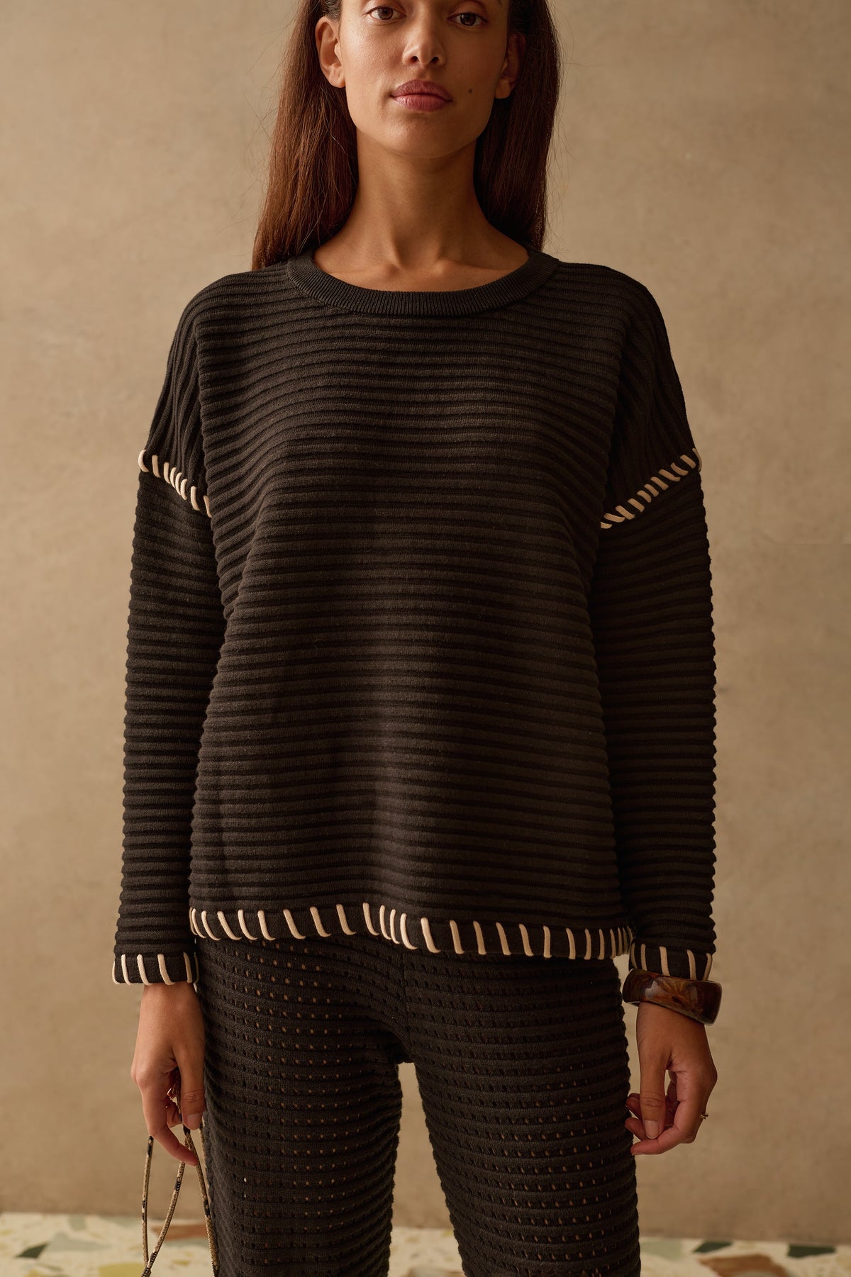 THE FREYA COTTON KNIT JUMPER