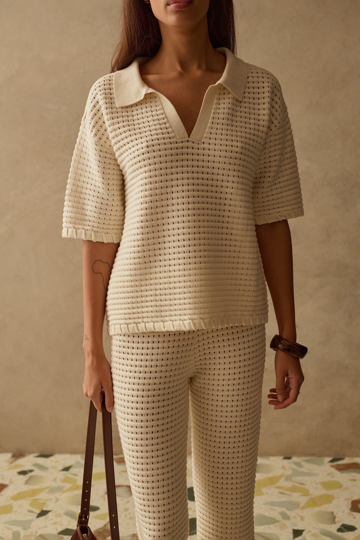 THE ZARNI COTTON KNIT SHIRT