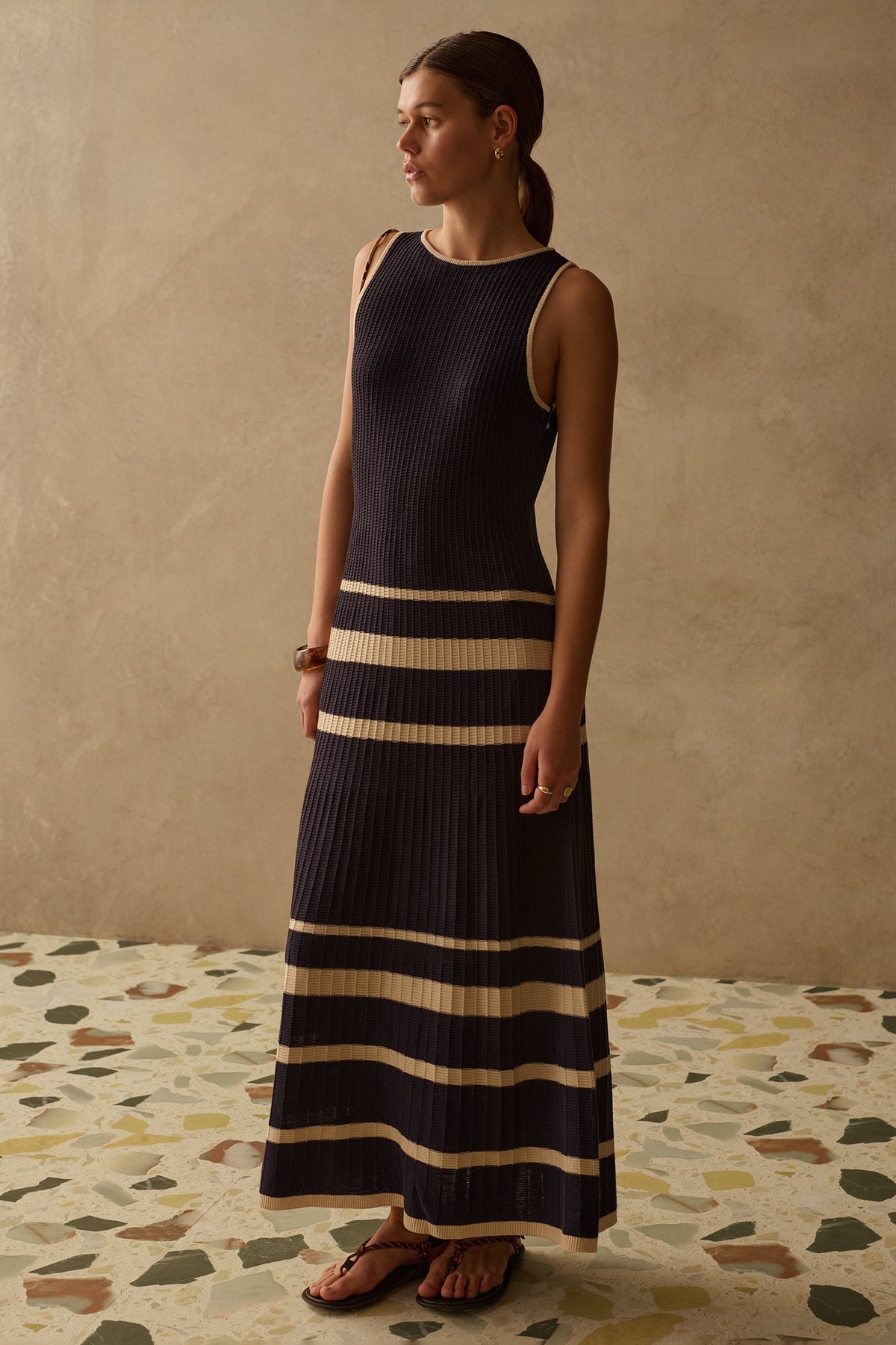 THE TAVIRA TENCEL KNIT DRESS
