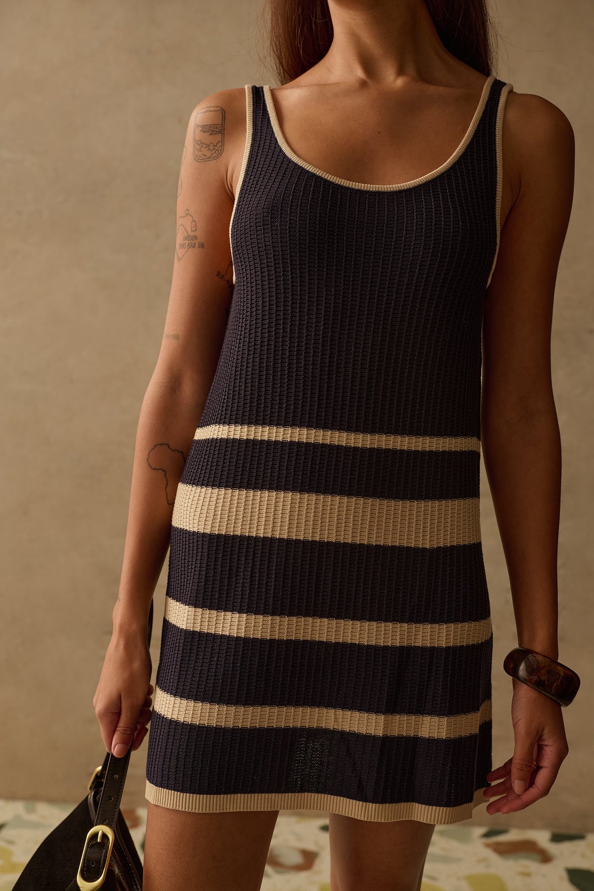 THE EVORA TENCEL KNIT DRESS