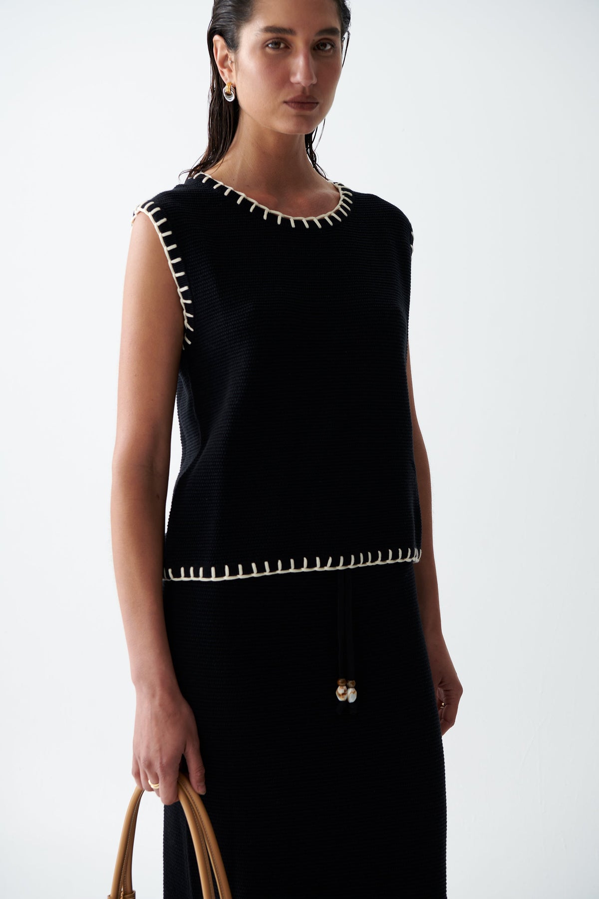 THE TRICOT COTTON KNIT VEST