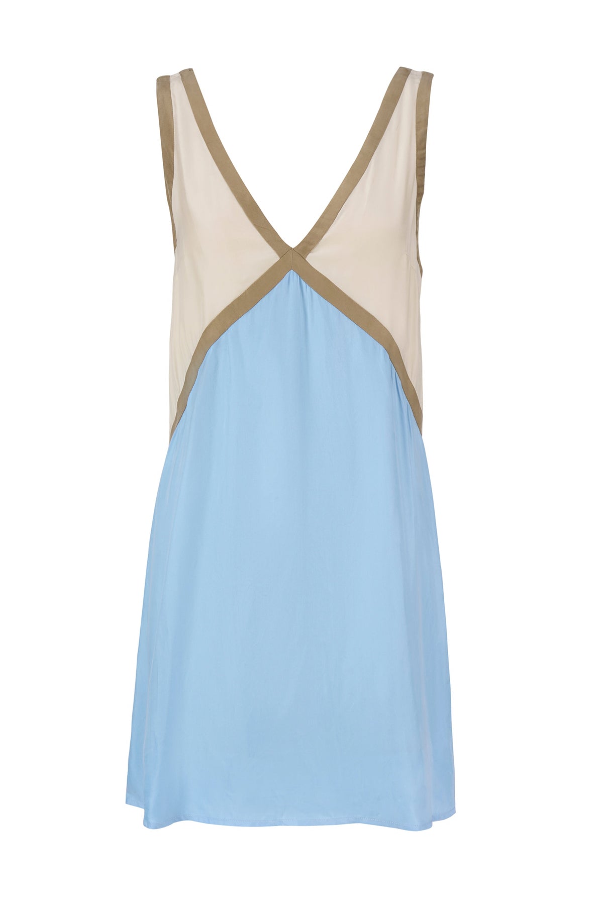 THE ADRIANA CUPRO MINI DRESS