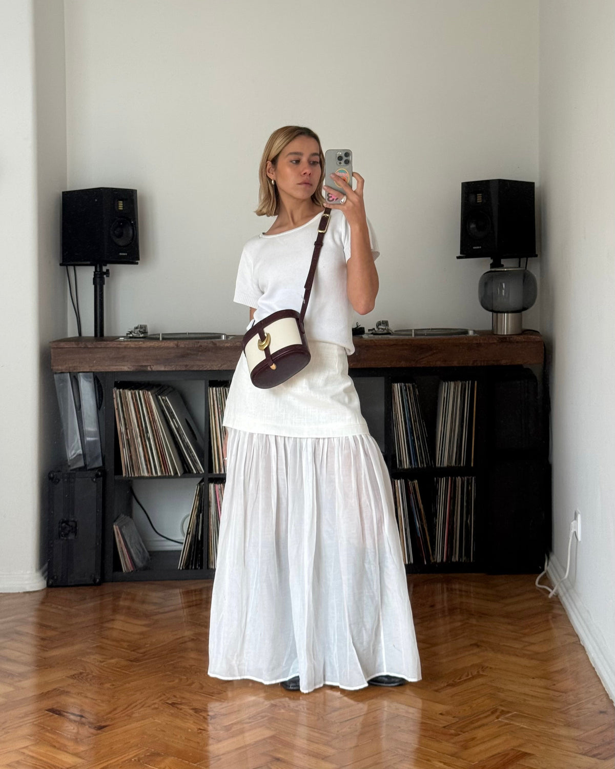 THE EMI TENCEL KNIT TEE