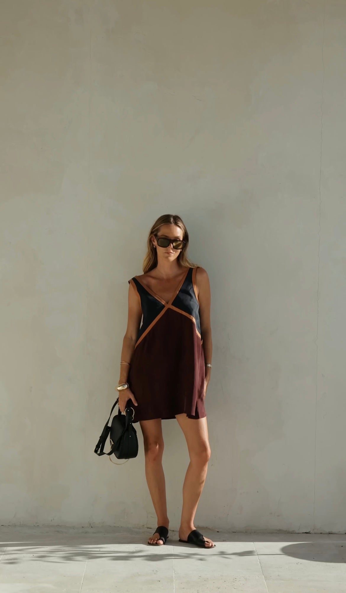 THE ADRIANA CUPRO DRESS