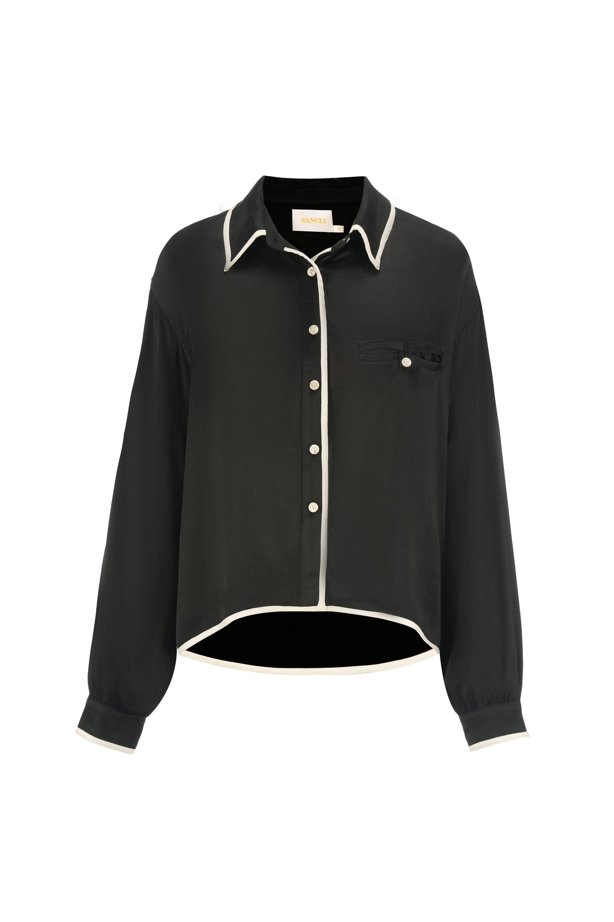 THE TINA CUPRO BLOUSE