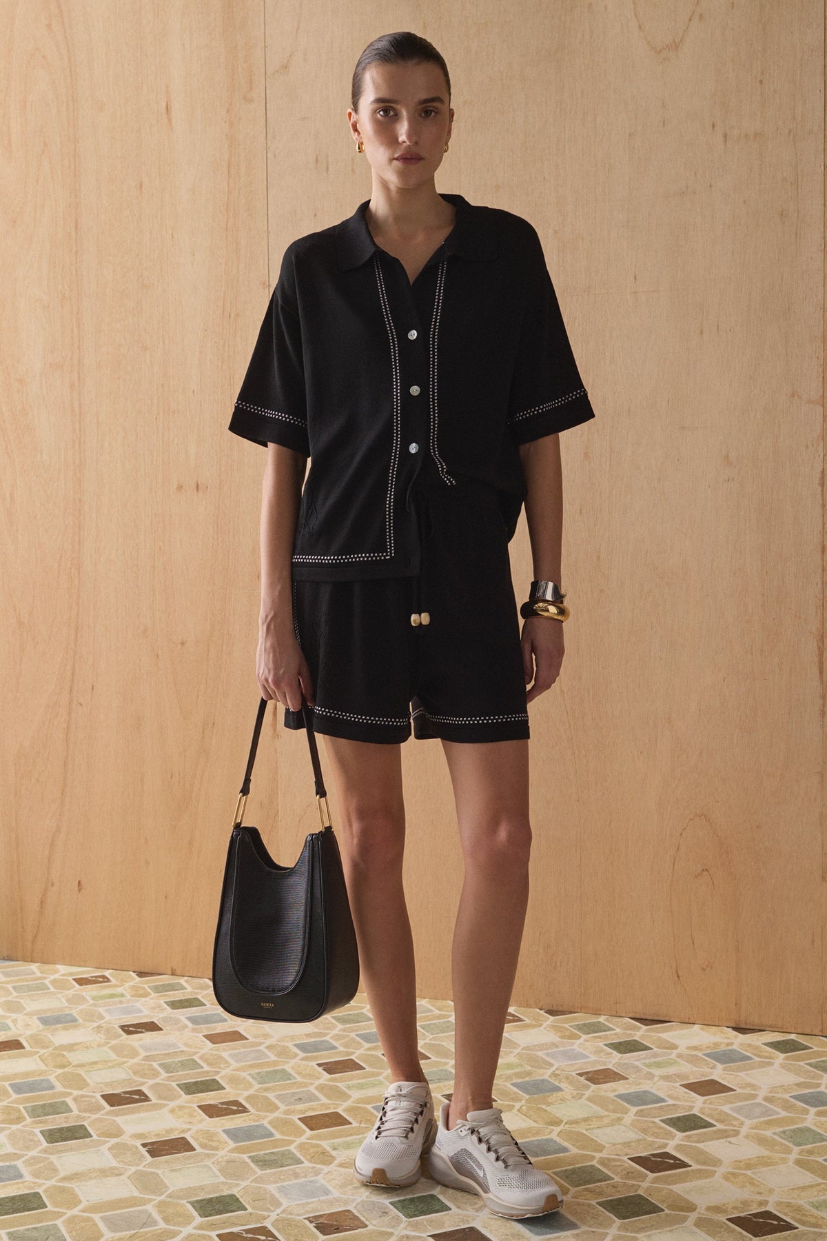 THE MILANI TENCEL KNIT SHORTS