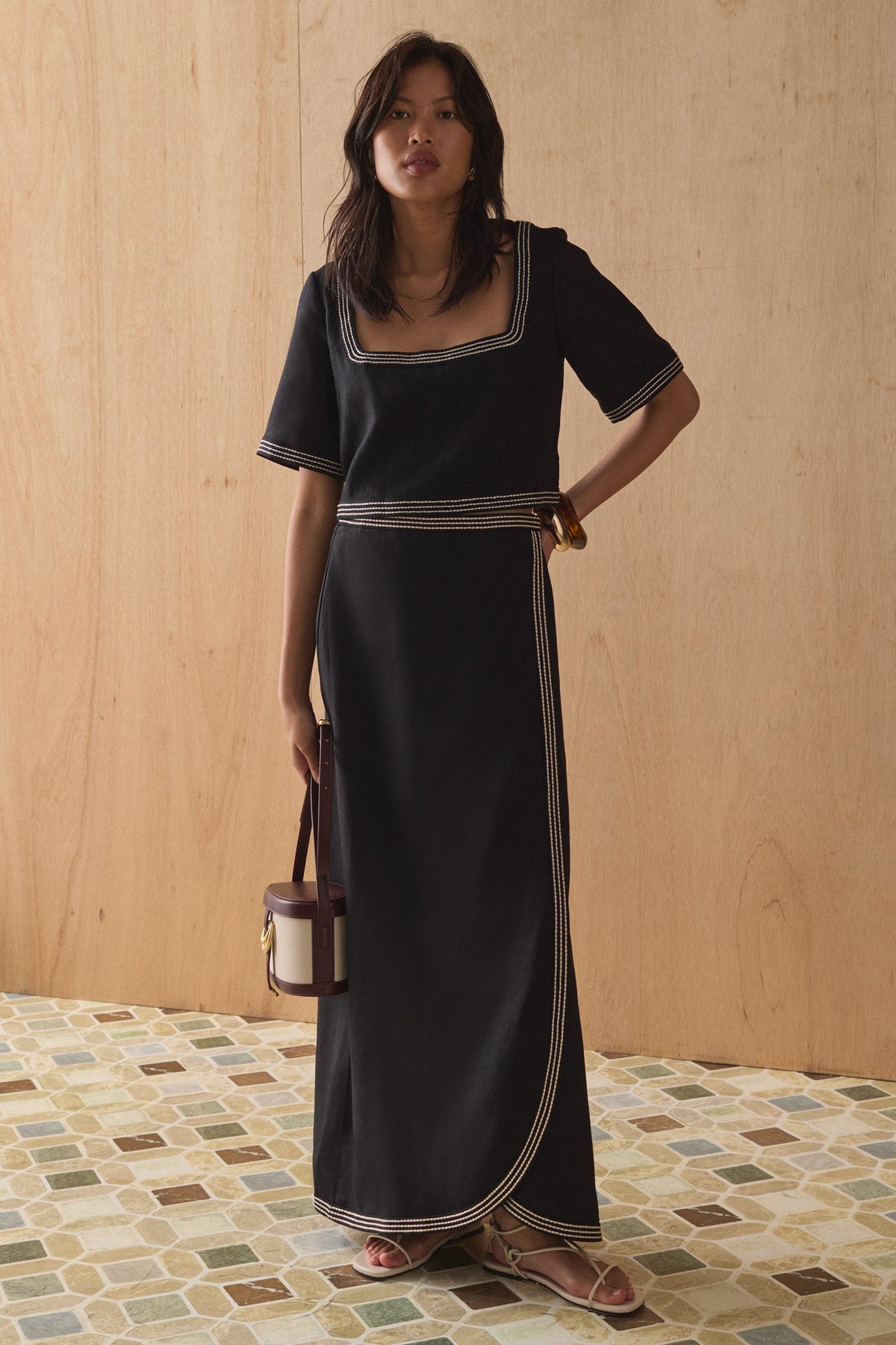 THE CARRIE LINEN SKIRT