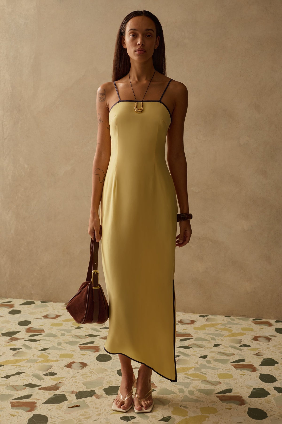 THE DIVYA CUPRO DRESS
