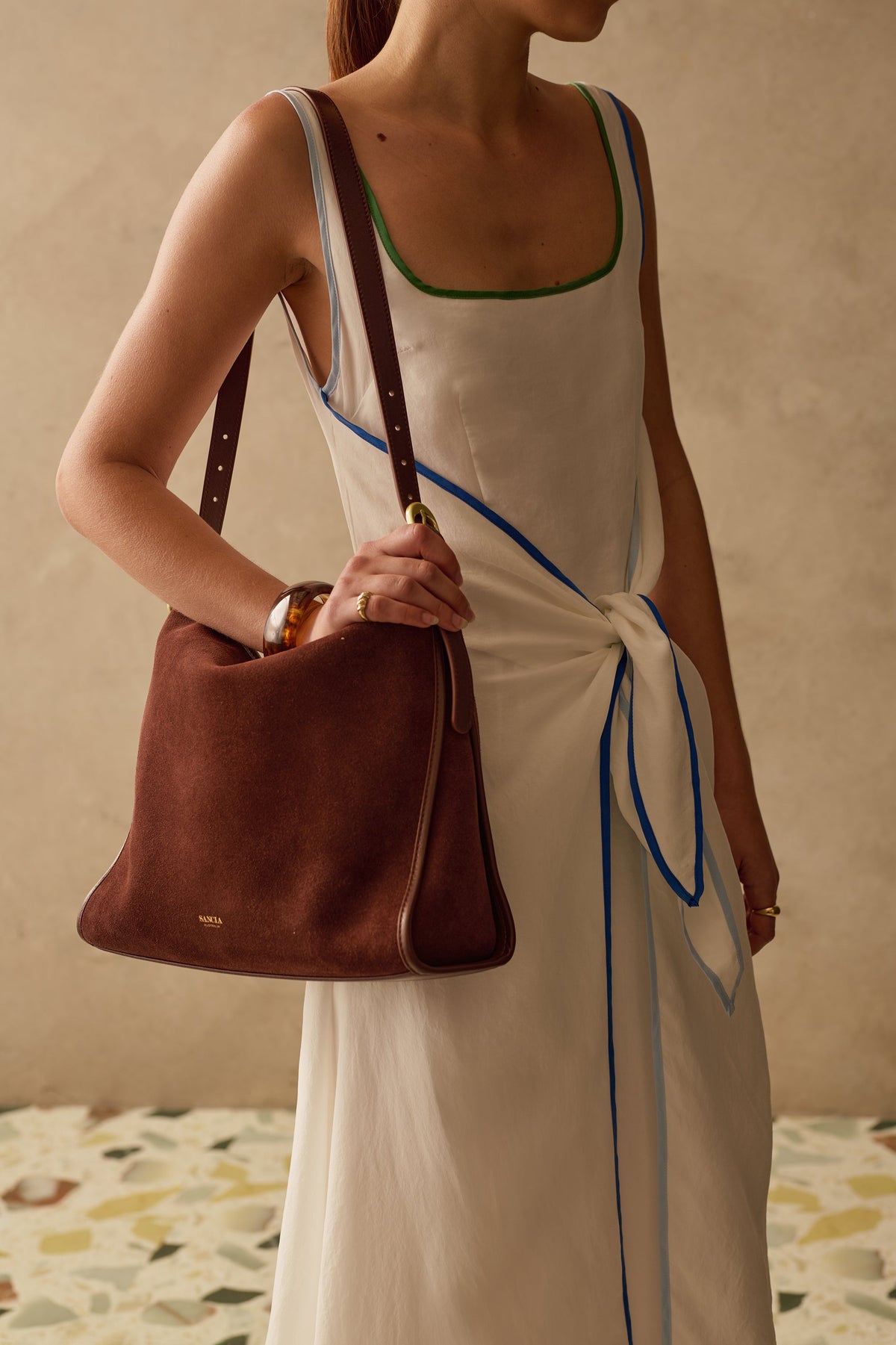THE PHOEBE CUPRO DRESS