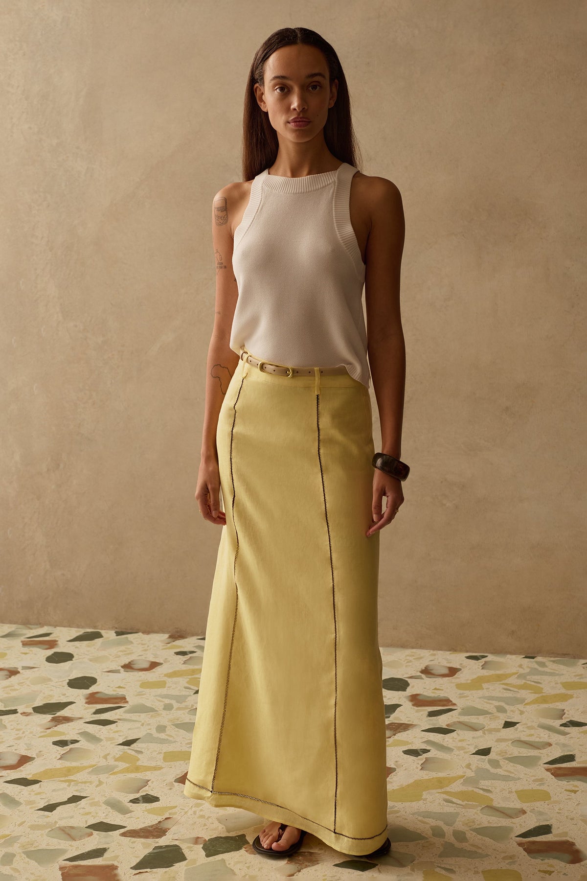 THE INDY LINEN SKIRT