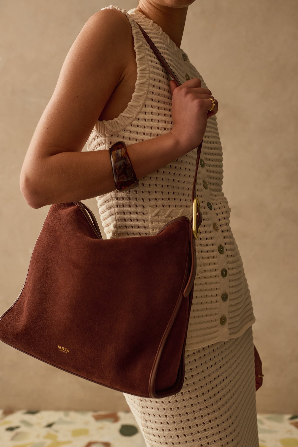 THE THEA COTTON KNIT VEST
