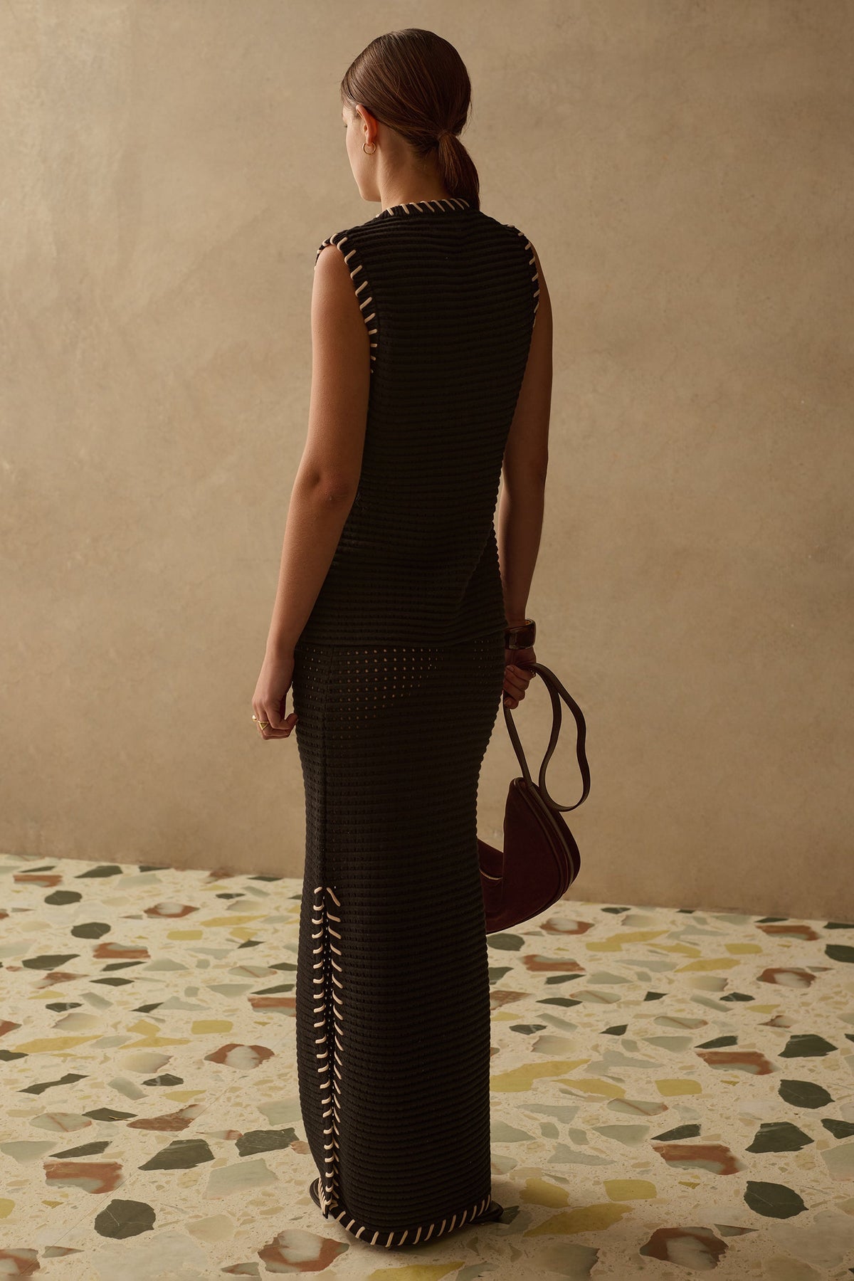 THE THEA COTTON KNIT VEST