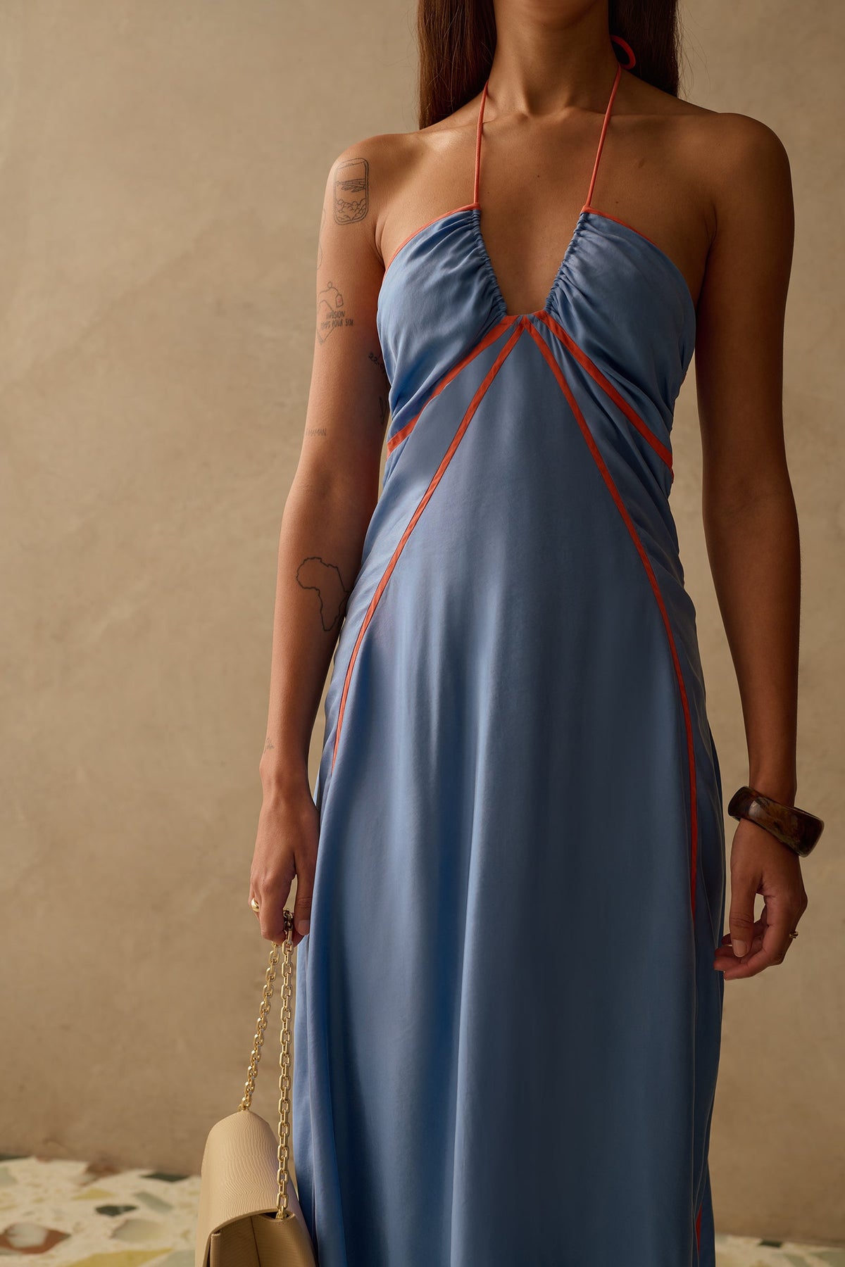 THE SLOANE CUPRO DRESS