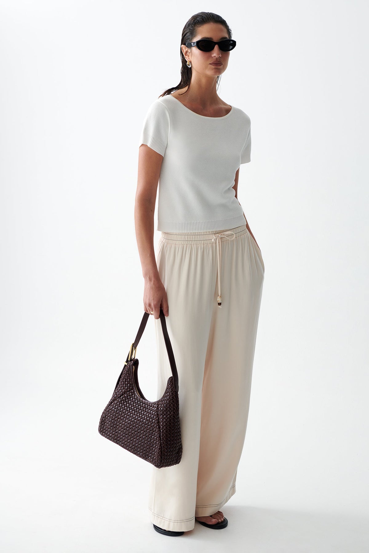 THE EMI TENCEL KNIT TEE