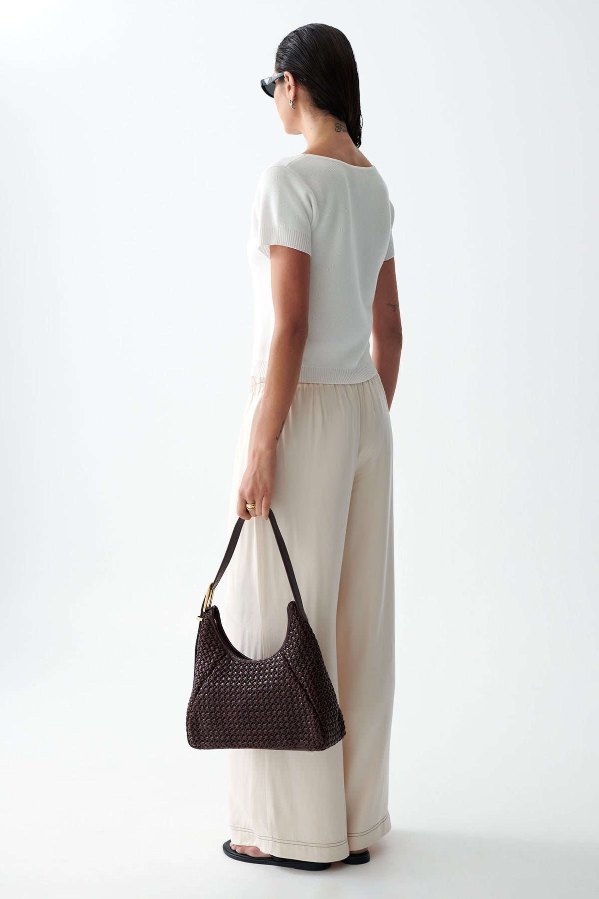THE EMI TENCEL KNIT TEE