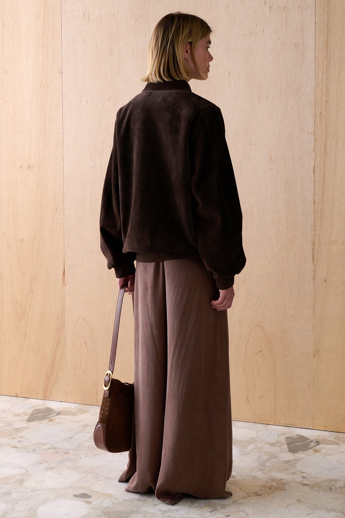 THE KENNEDY SUEDE BOMBER