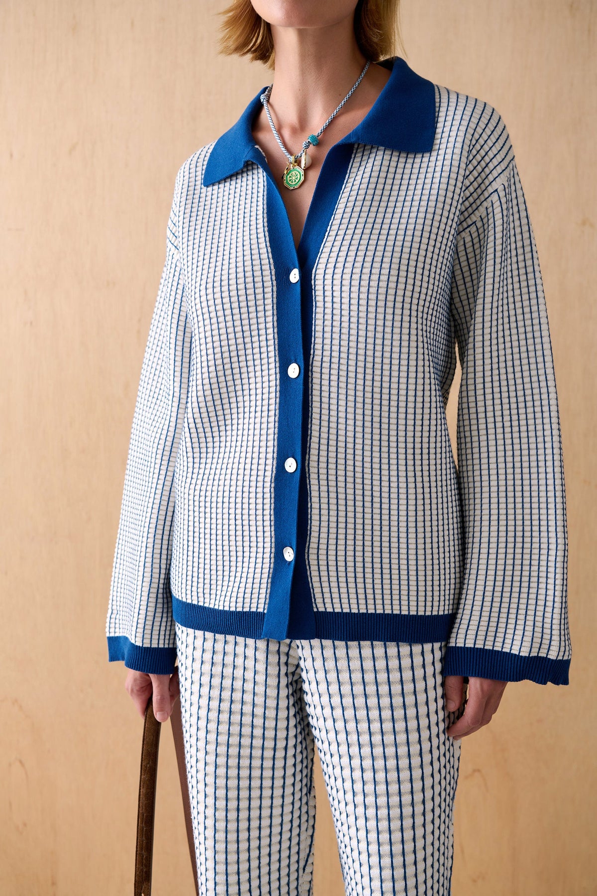 THE EBONY COTTON KNIT CARDIGAN