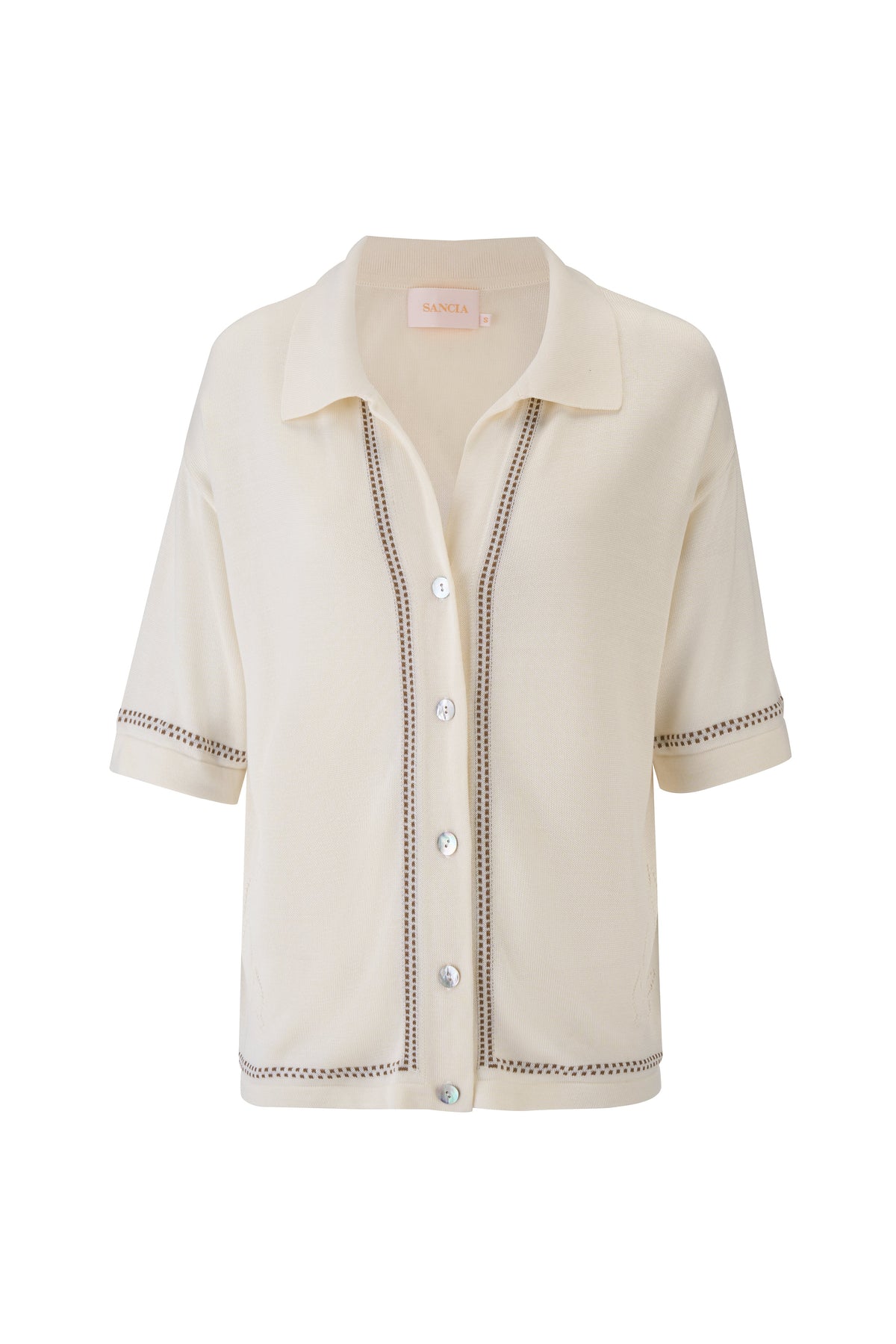 THE COCO TENCEL KNIT SHIRT