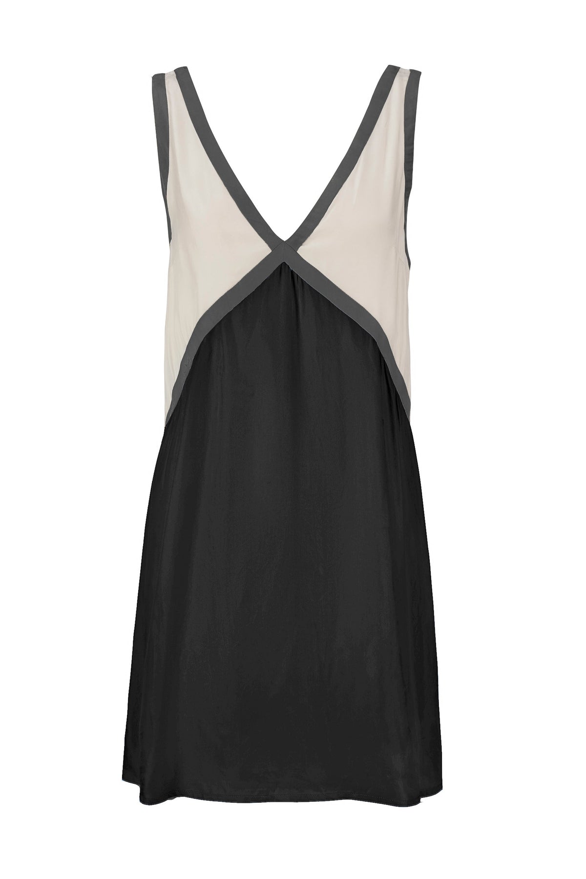 THE ADRIANA CUPRO MINI DRESS