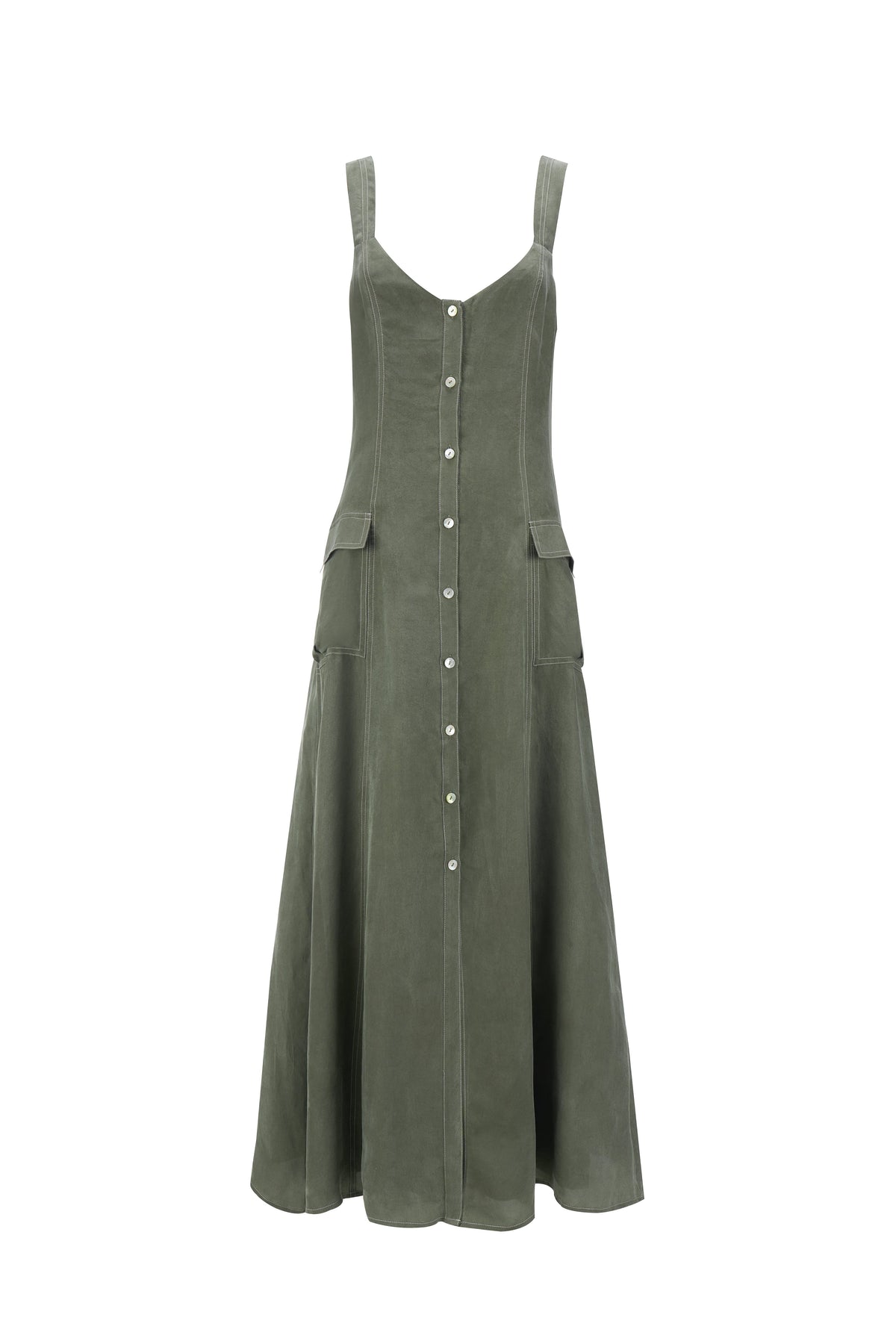THE MARLA CUPRO DRESS