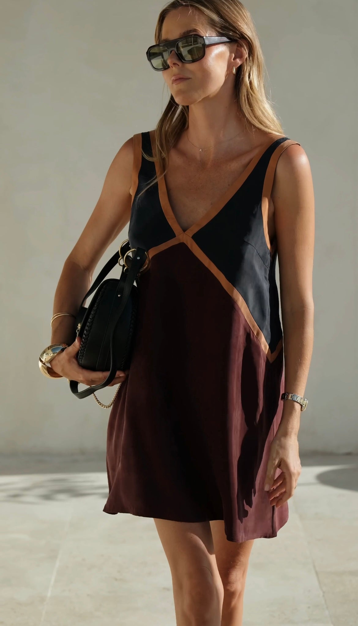 THE ADRIANA CUPRO DRESS